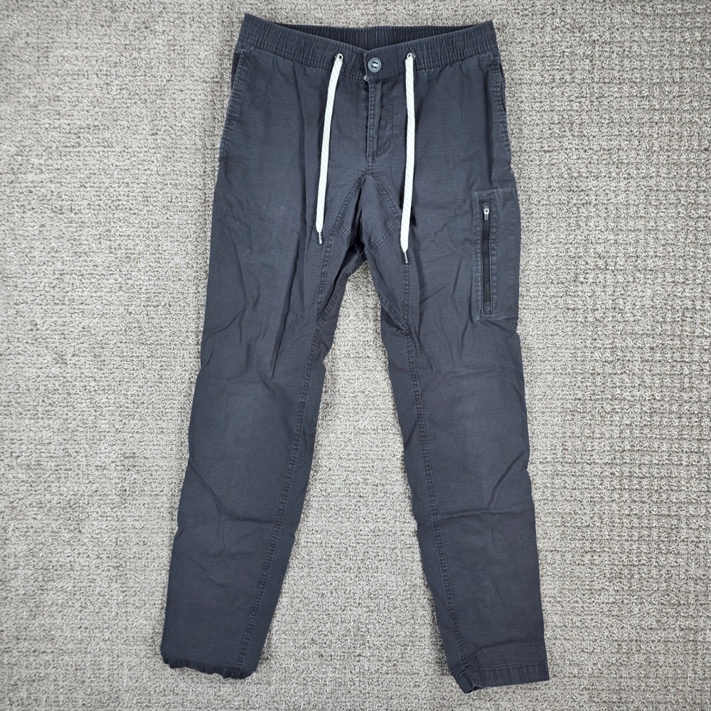 Vuori Mens Ripstop Climber Pant Charcoal Grey Size Small V412 Drawstring Jogger